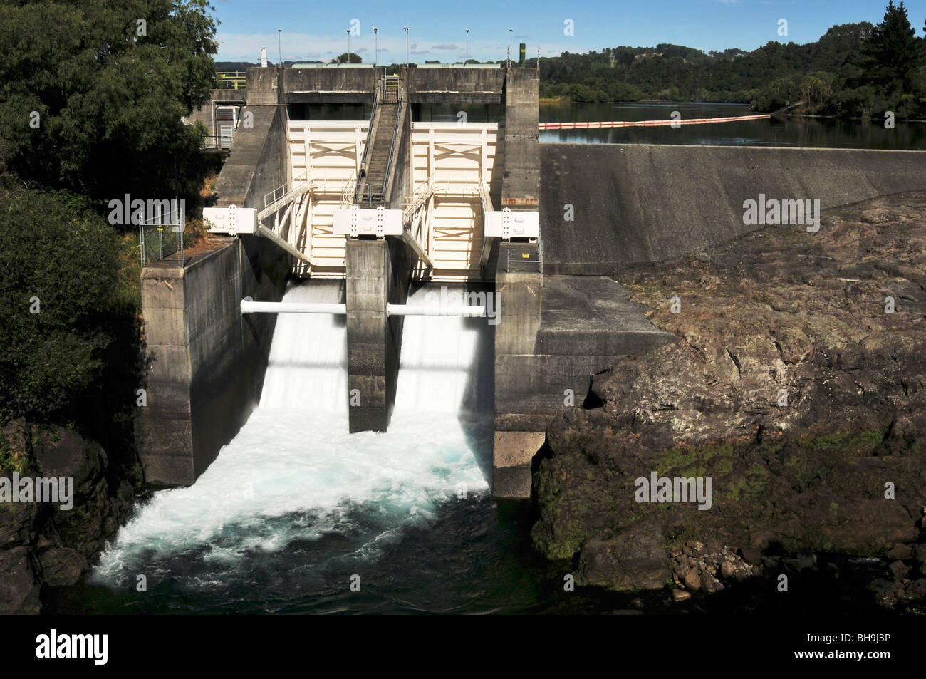 The Aratiatia Dam, Taupo, New Zealand. Built in 1960's To generate