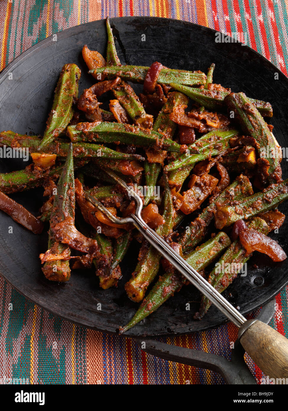 Okra  Ladies fingers Stock Photo