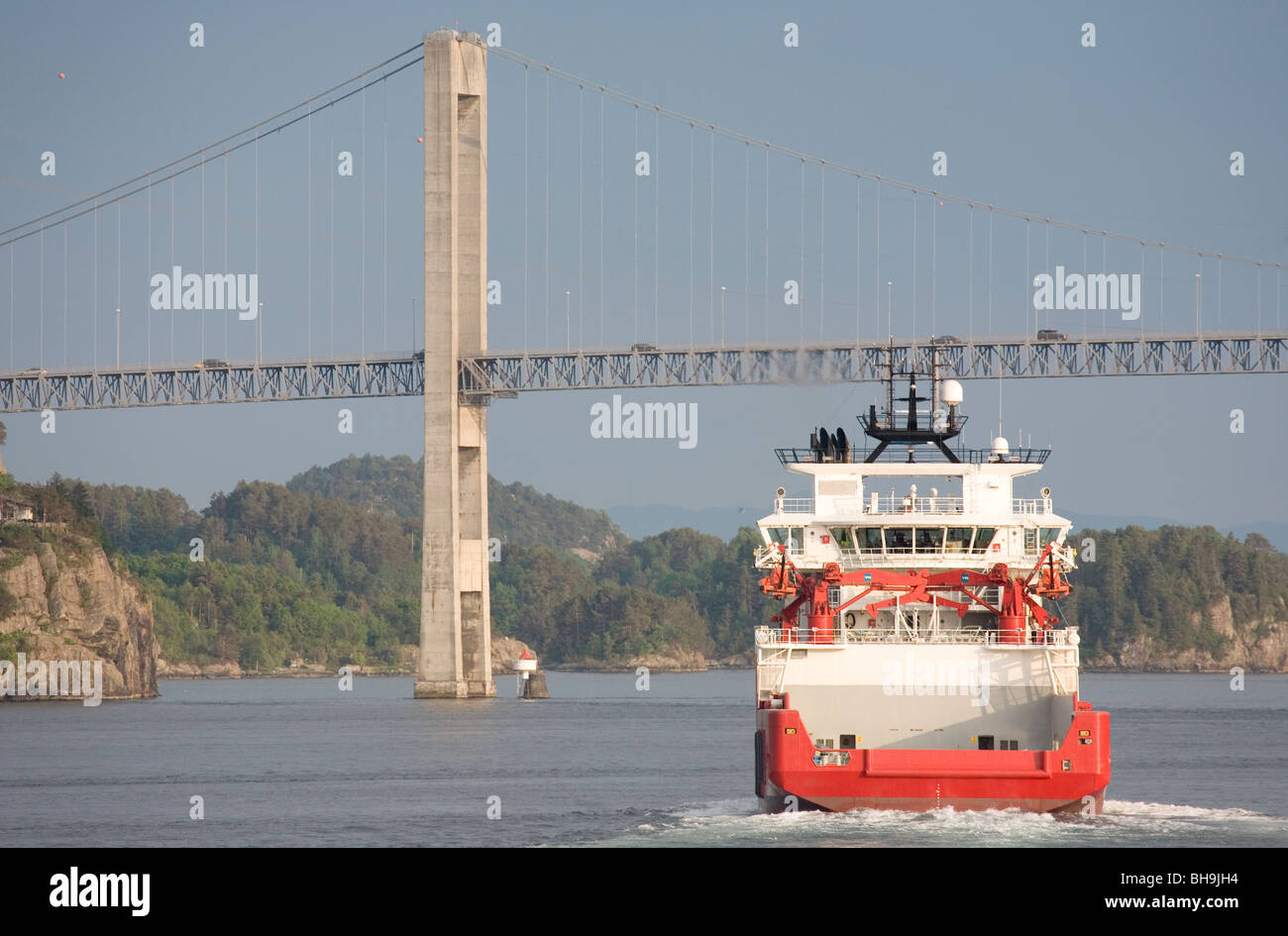 The offshore supply ship M/V Far Seeker. Stock Photo