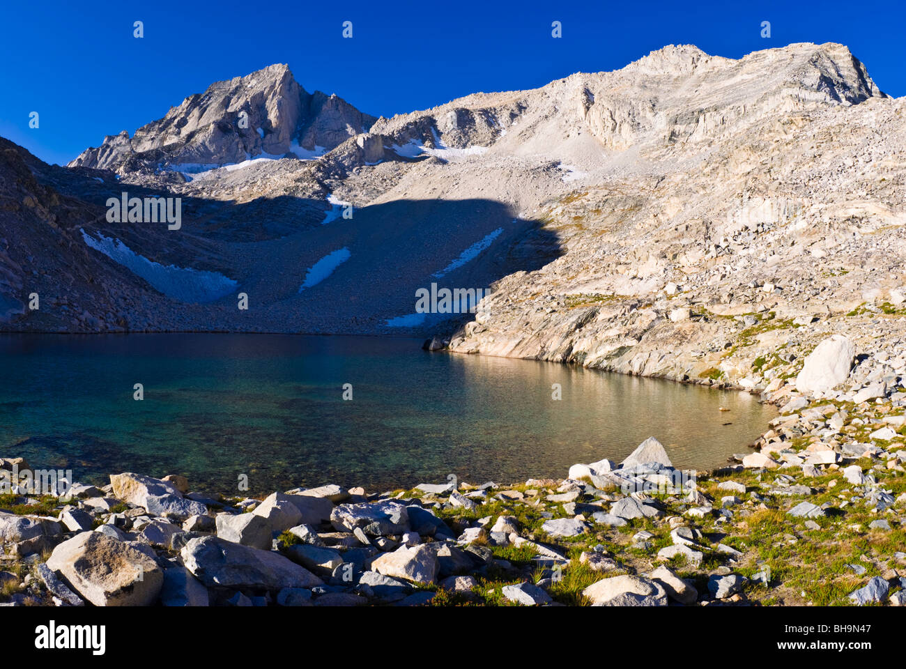 Dade Lake under Bear Creek Spire, John Muir Wilderness, Sierra Nevada