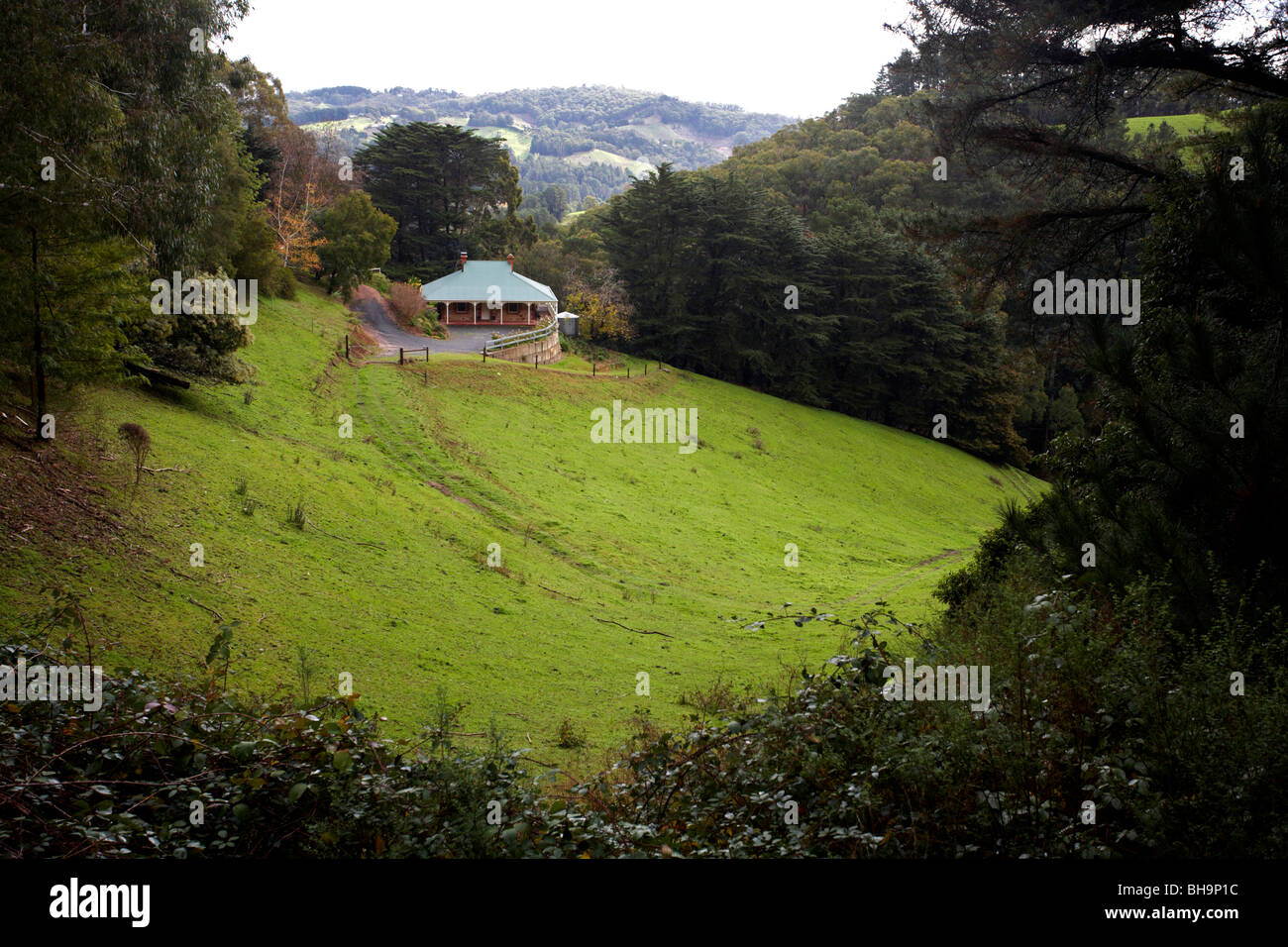 Adelaide Hills Cottage Stock Photo Alamy