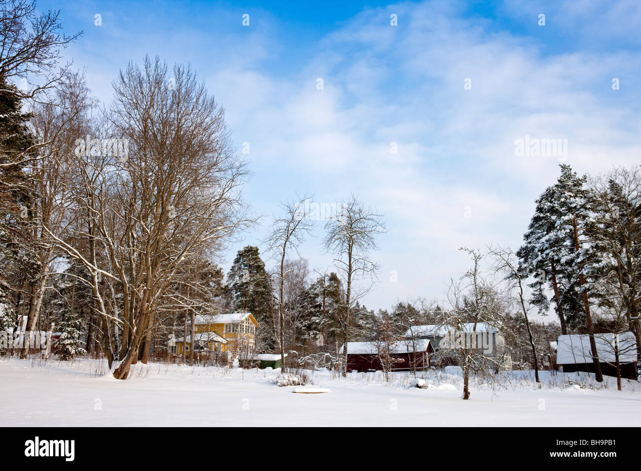 Kottlasjön, Kottla lake, Lidingö (Sweden) Stock Photo