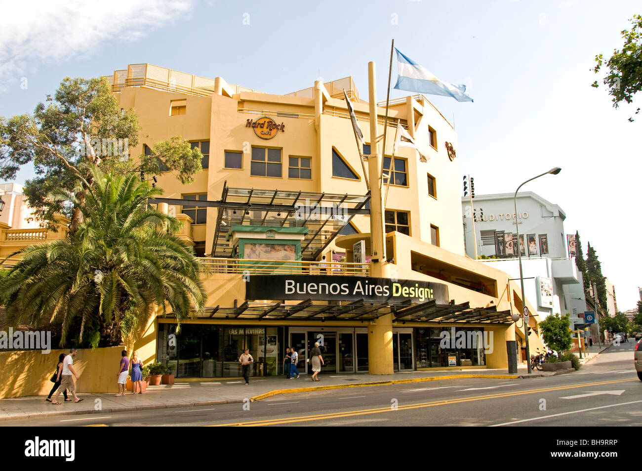 Buenos Aires Modern Design Recoleta Shopping Mall Argentina Stock Photo