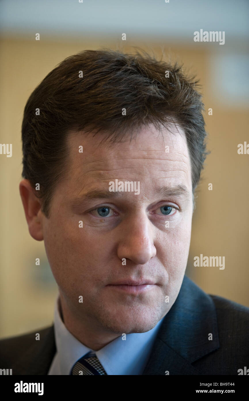 Nick Clegg MP Leader of the Liberal Democrats and Member of Parliament for Sheffield Hallam Stock Photo