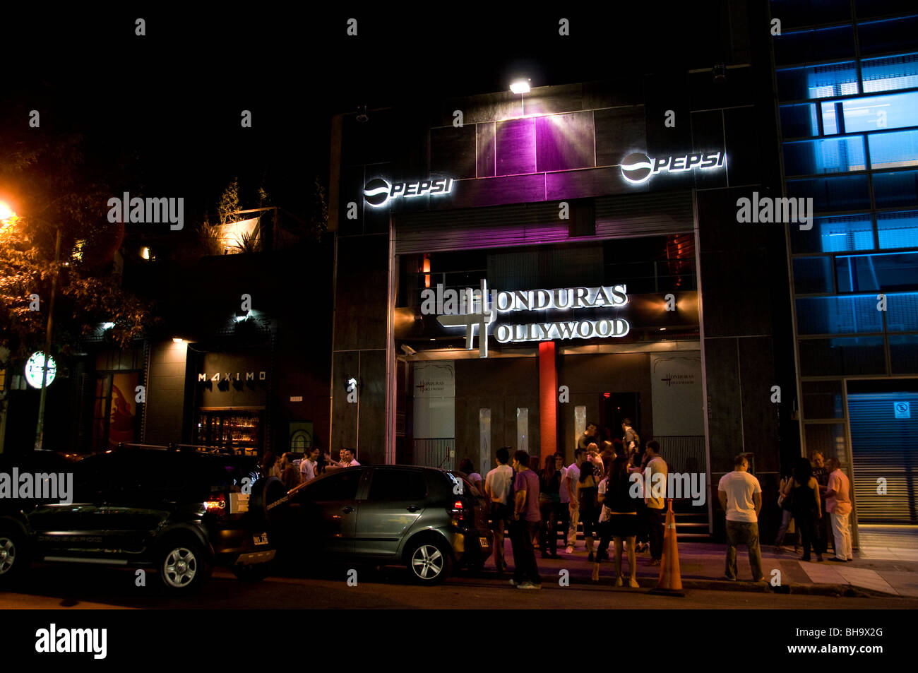 discotheque disco Hollywood Palermo Viejo Bar Cafe Pub Buenos Aires Argentina Stock Photo