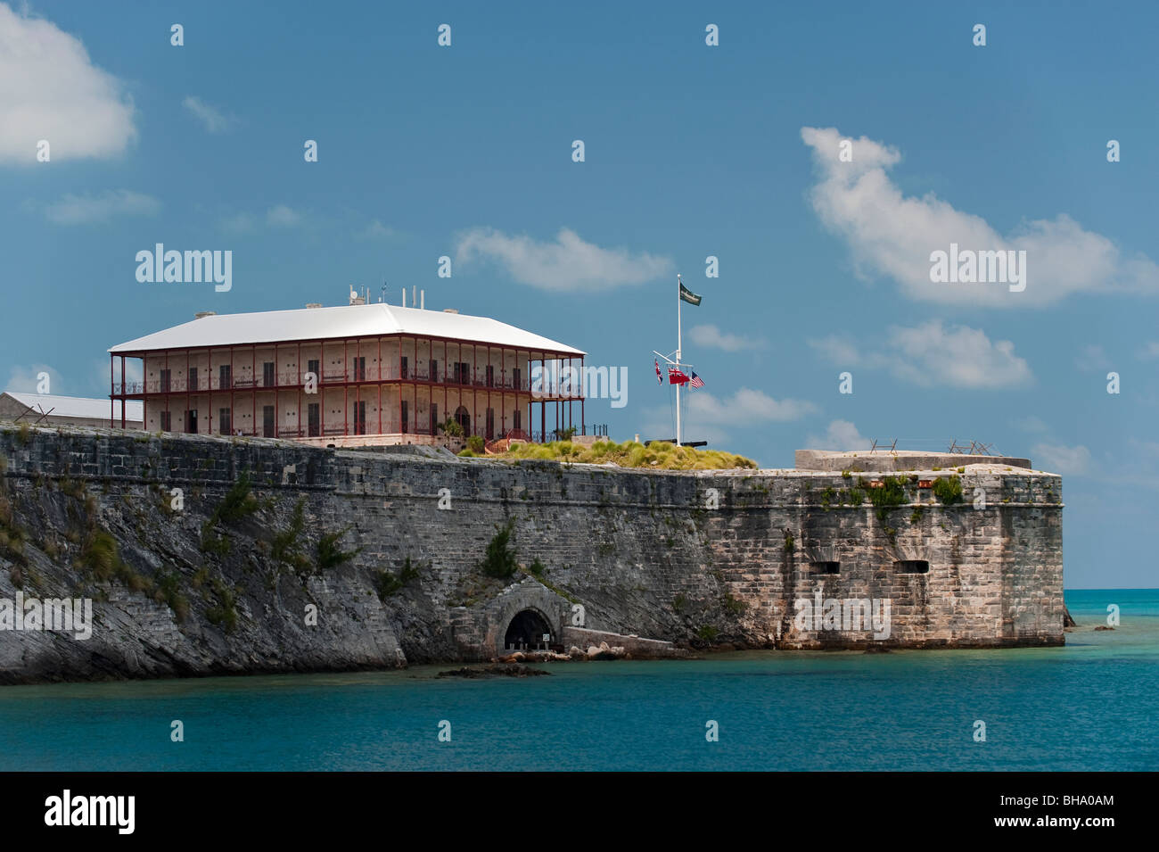 The Commissioner's House in the Royal Naval Dockyard, West End, Bermuda Stock Photo Alamy
