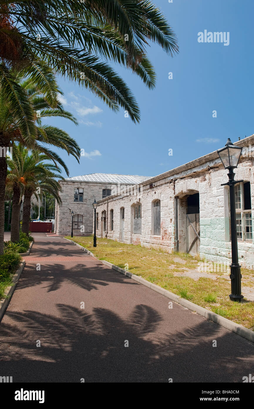 Old Warehouse Buildings The Royal Naval Dockyard, West End, Bermuda Stock Photo Alamy
