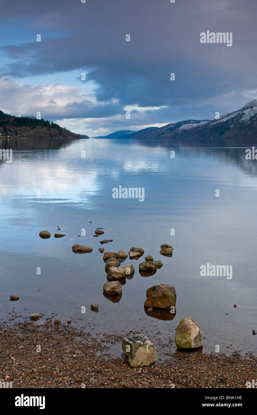 The South West Shores of Loch Ness at Fort Augustus, Inverness-shire  Scottish Highlands SCO 6051 Stock Photo