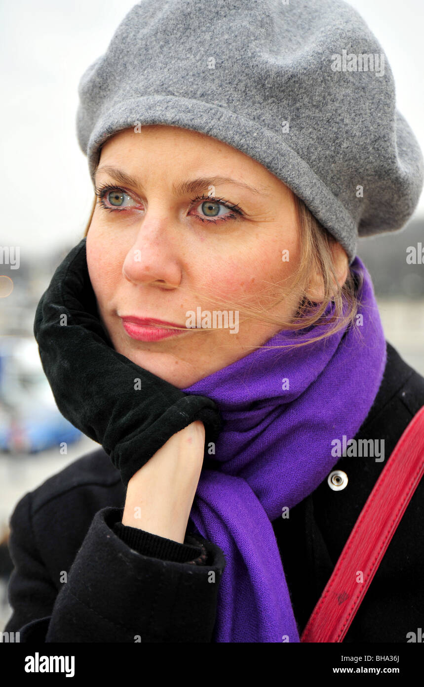 woman in deep thoughts Stock Photo - Alamy