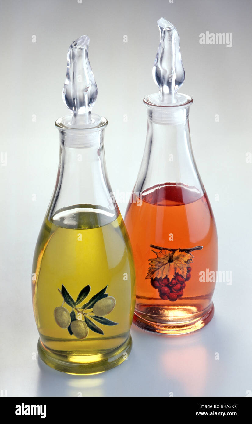 Oil and vinegar Stock Photo Alamy