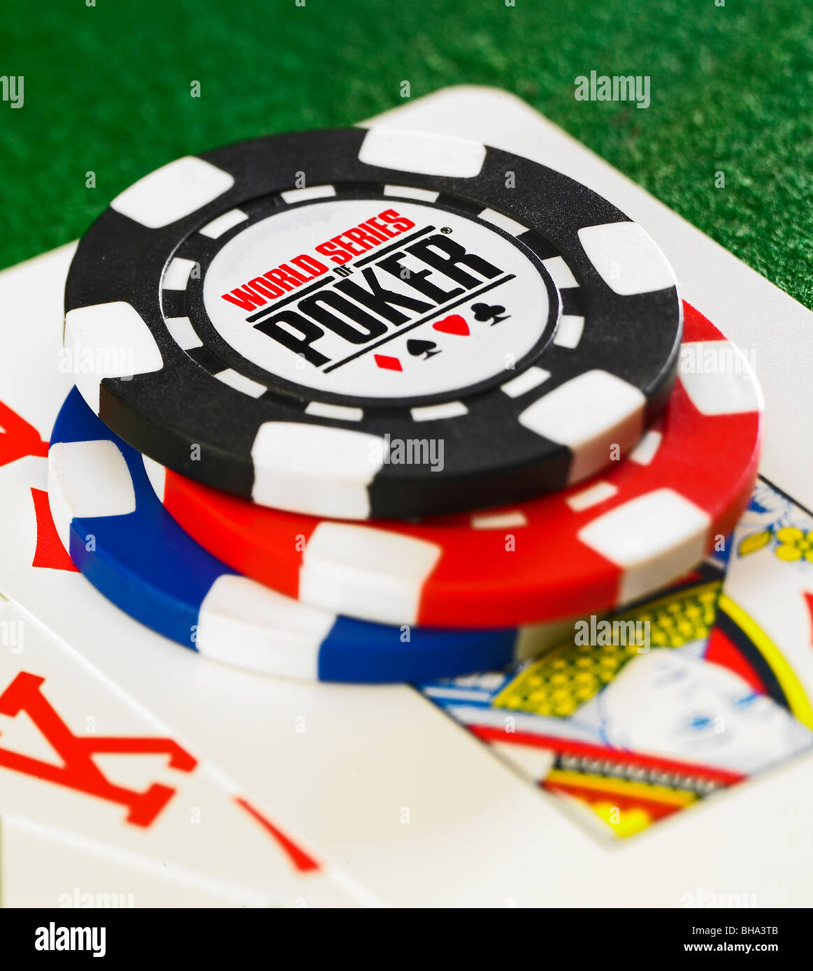 Poker Chips Stock Photo