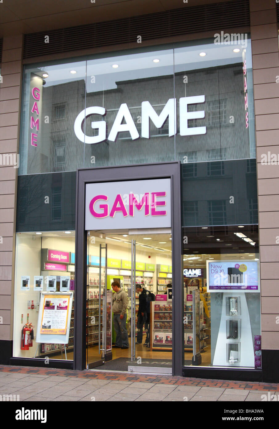 A Game retail outlet in Nottingham, England, U.K. Stock Photo