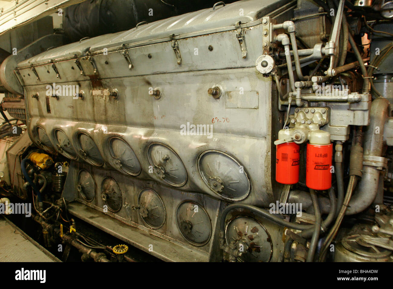 tugboat industrial engine Stock Photo Alamy