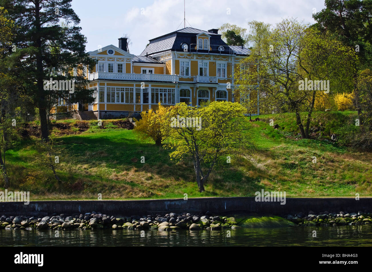 Waterfront mansion in Stockholms Skärgården (Stockholm Archipelago