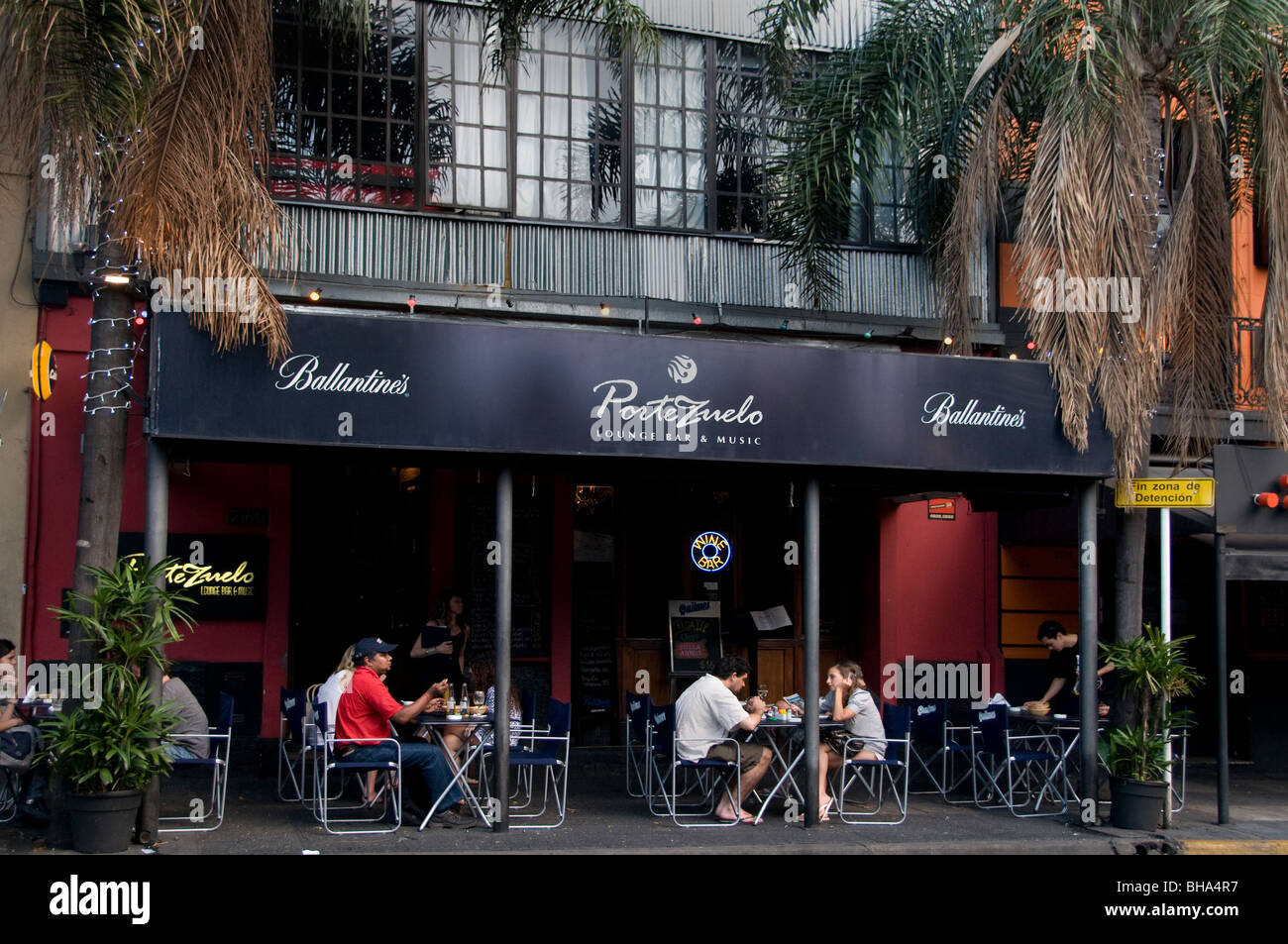 Buenos Aires Argentina Recoleta Bar Cafe Pub Restaurant Stock Photo