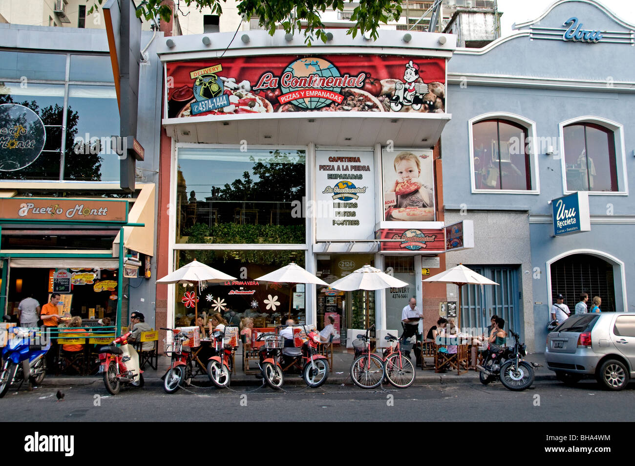 Buenos Aires Argentina Recoleta Bar Cafe Pub Restaurant Stock Photo