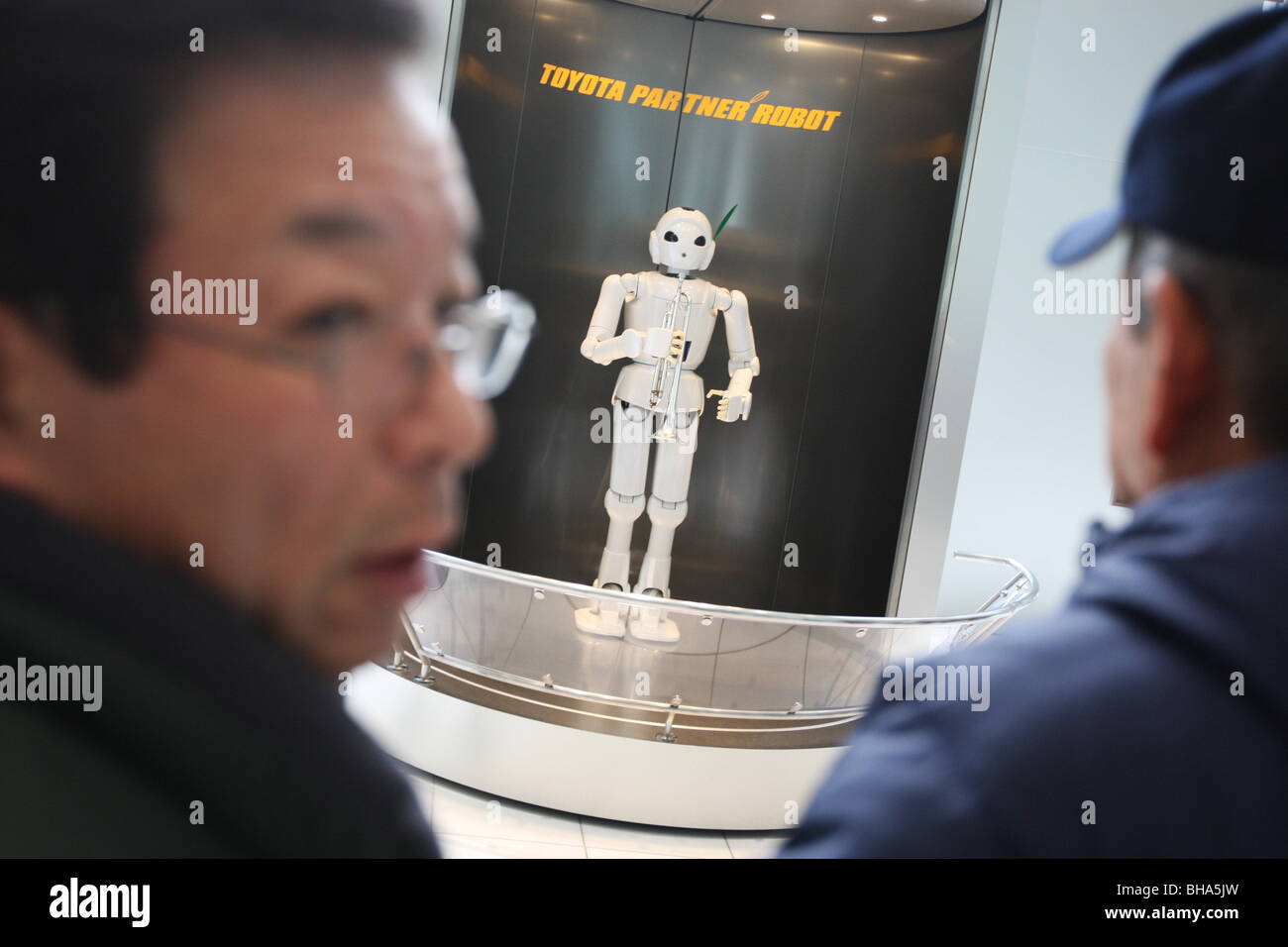 Toyota robots on show at the Toyota Hall, Toyota city, Japan, Monday