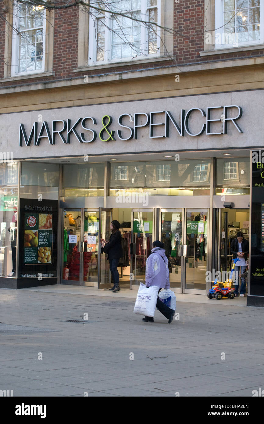 Marks & Spencer Store Stock Photo Alamy