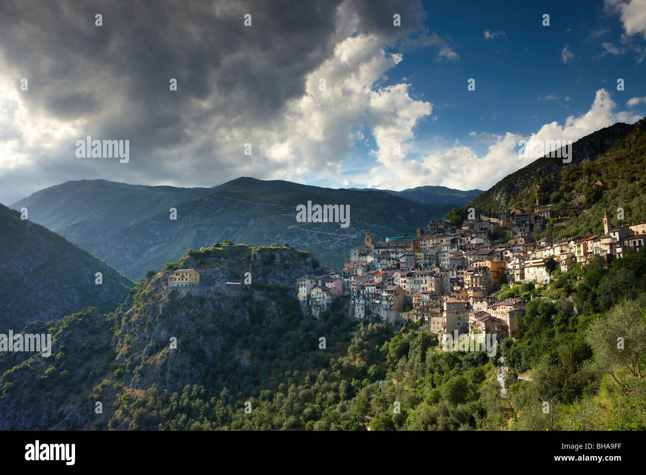 Saorge, Alpes Maritime, Provence, France Stock Photo