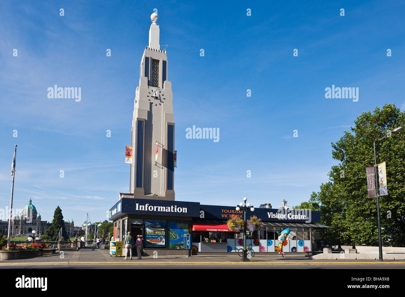 Visitor information center, Victoria, British Columbia, Canada Stock Photo