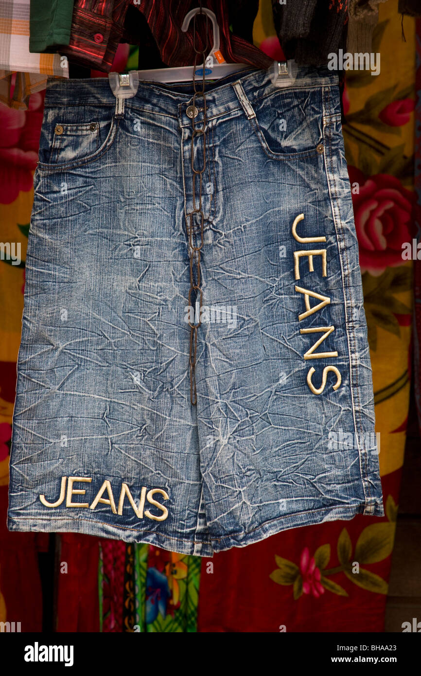 Denim in Madagascar Stock Photo 