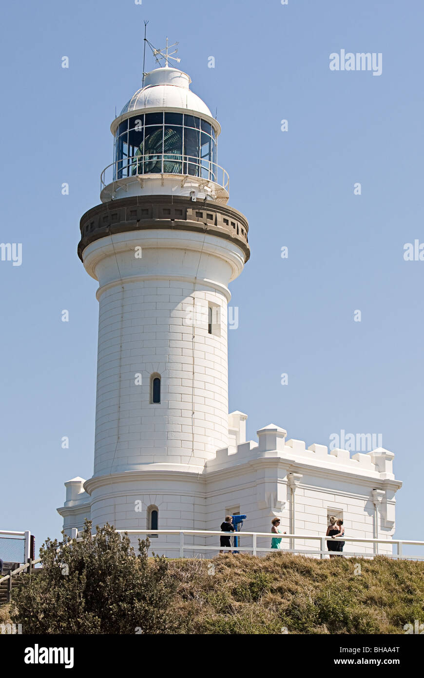 Lighthouse at Byron Bay, Australia Stock Photo