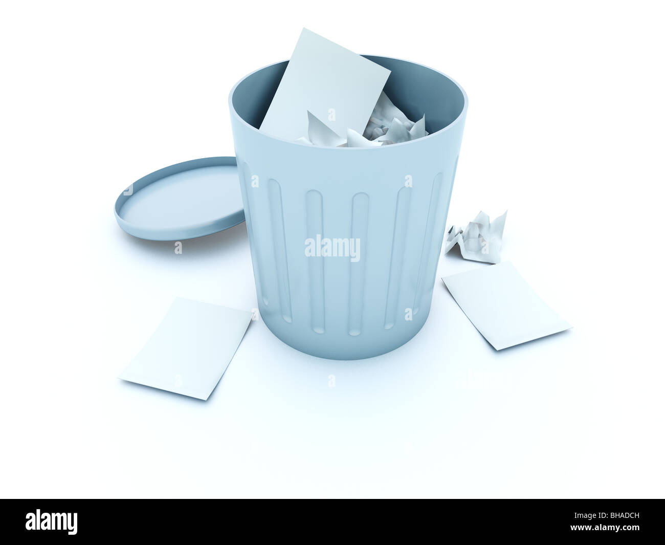 Bin isolated on 3d hi-res stock photography and images - Alamy