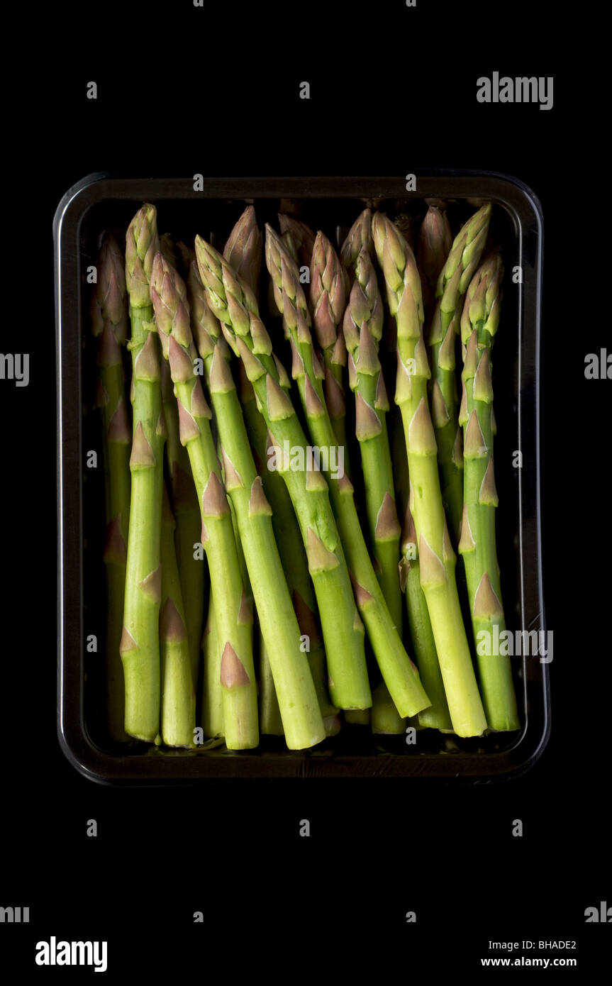 Asparagus in packaging Stock Photo Alamy