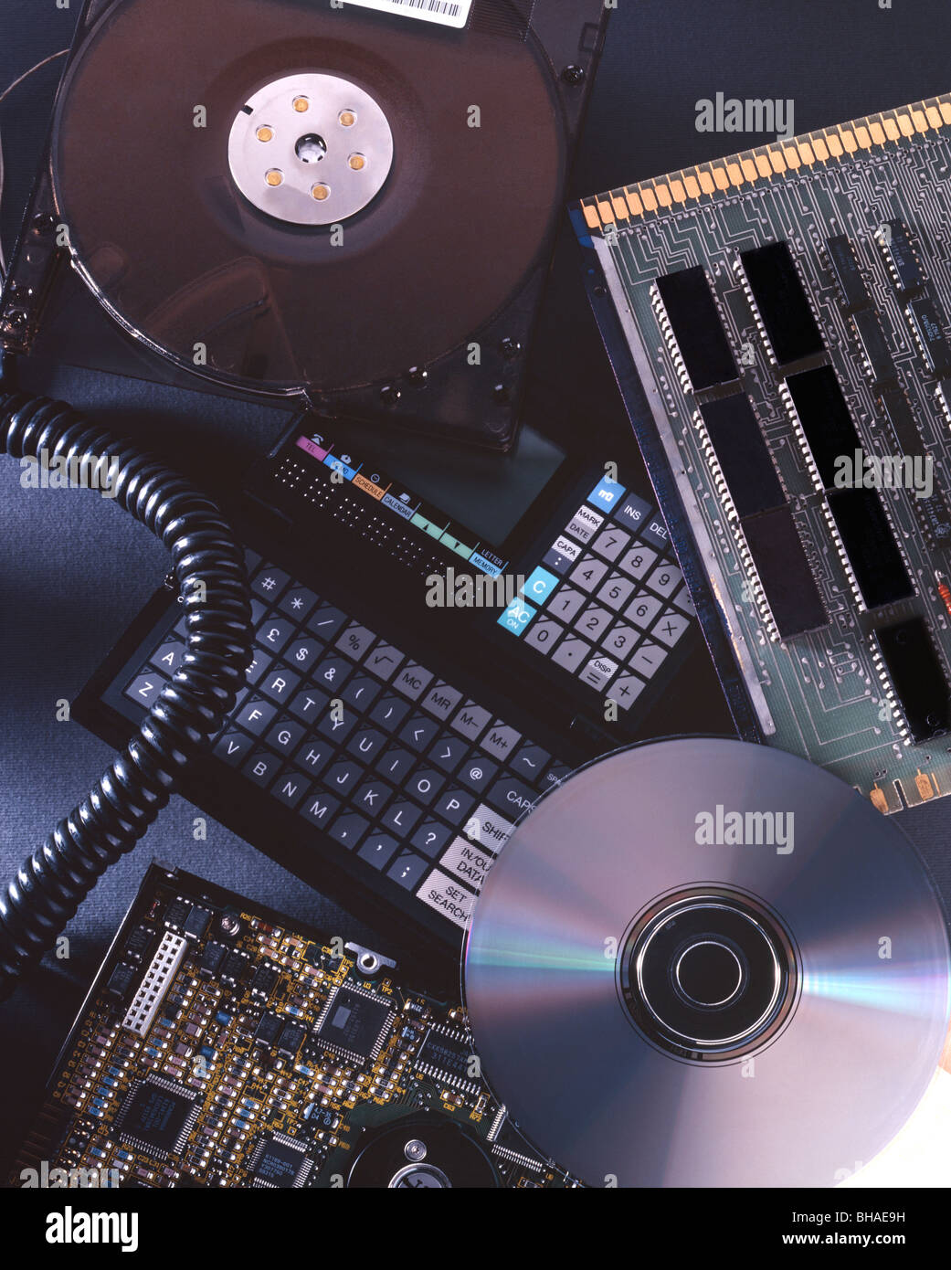 Electronic components Stock Photo