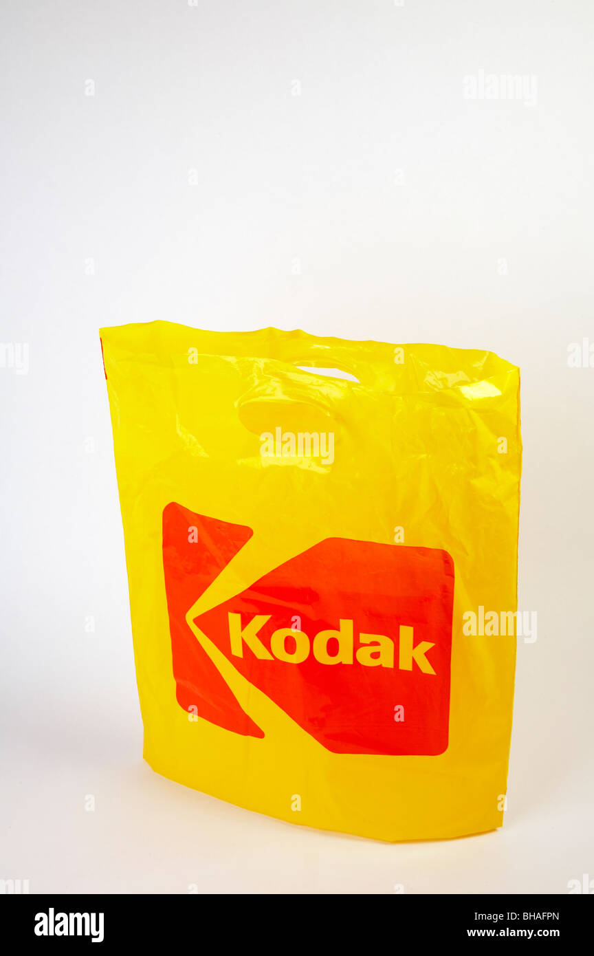Plastic carrier bag from Kodak Stock Photo Alamy