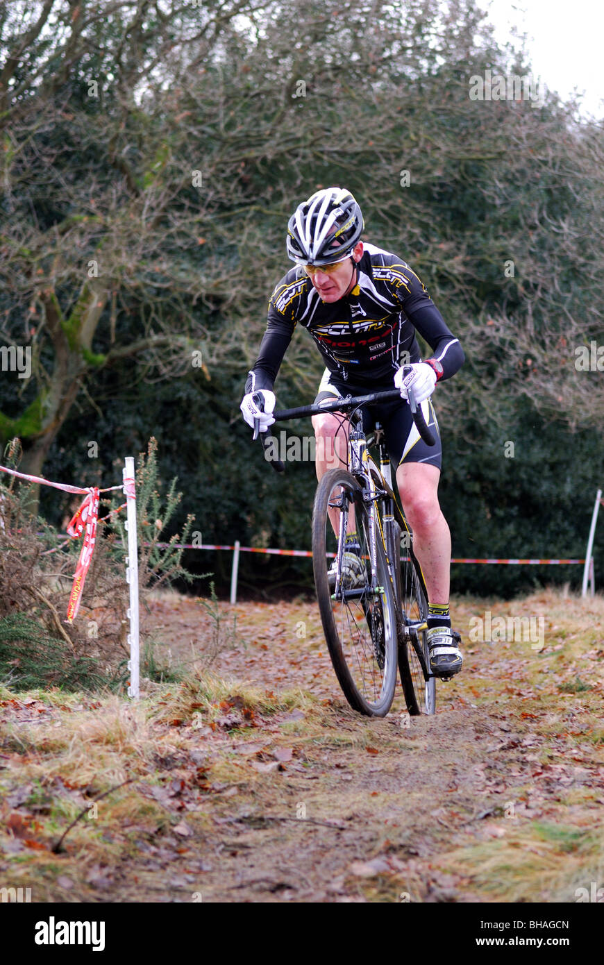Cyclo-Cross UK National Championship Race 2010. Stock Photo