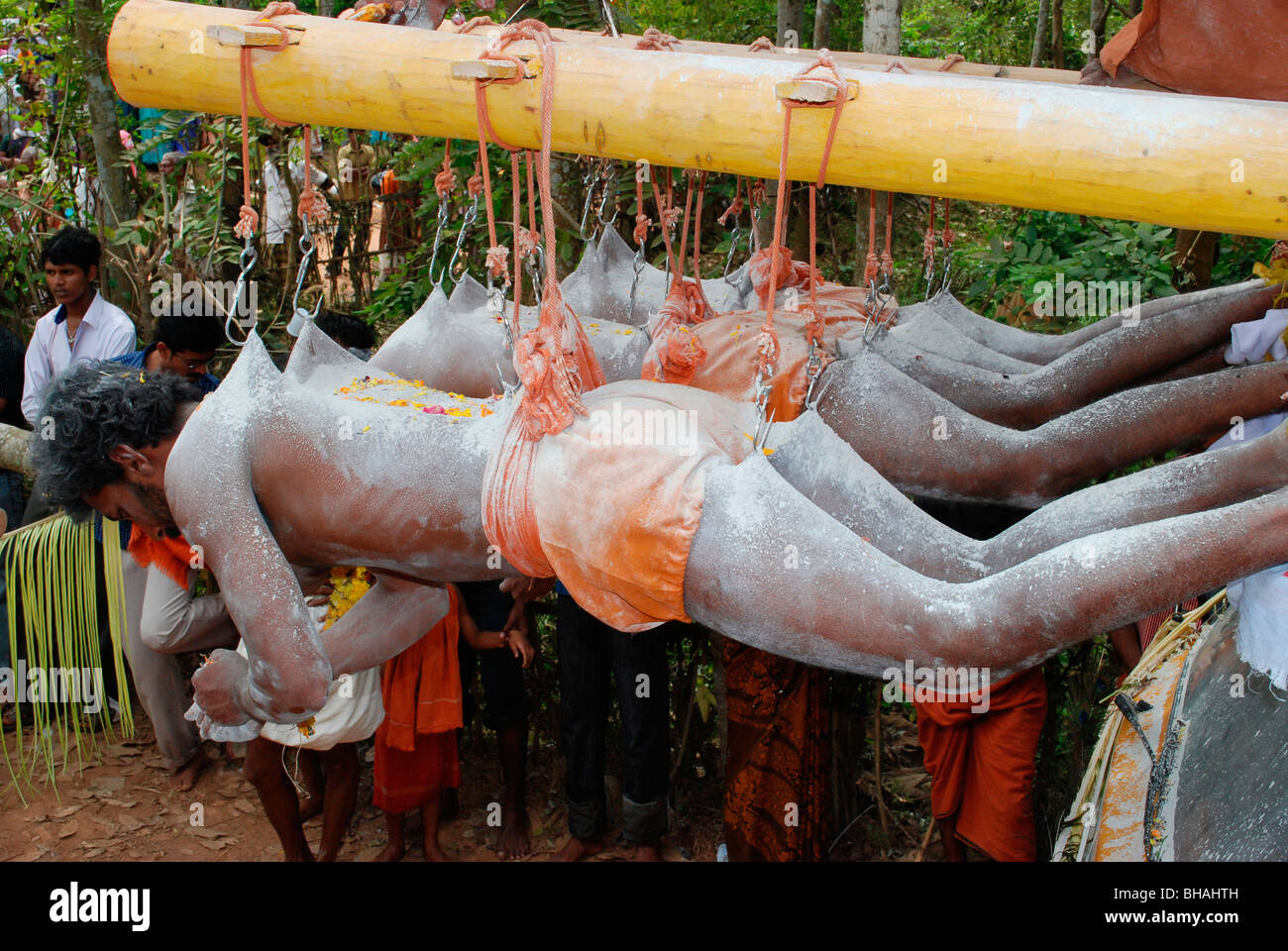 parava kavadi ; a temple festival from kerala , india Stock Photo