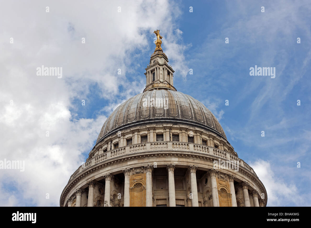 Dome of St. Paul's cathedral, London, UK. Stock Photo