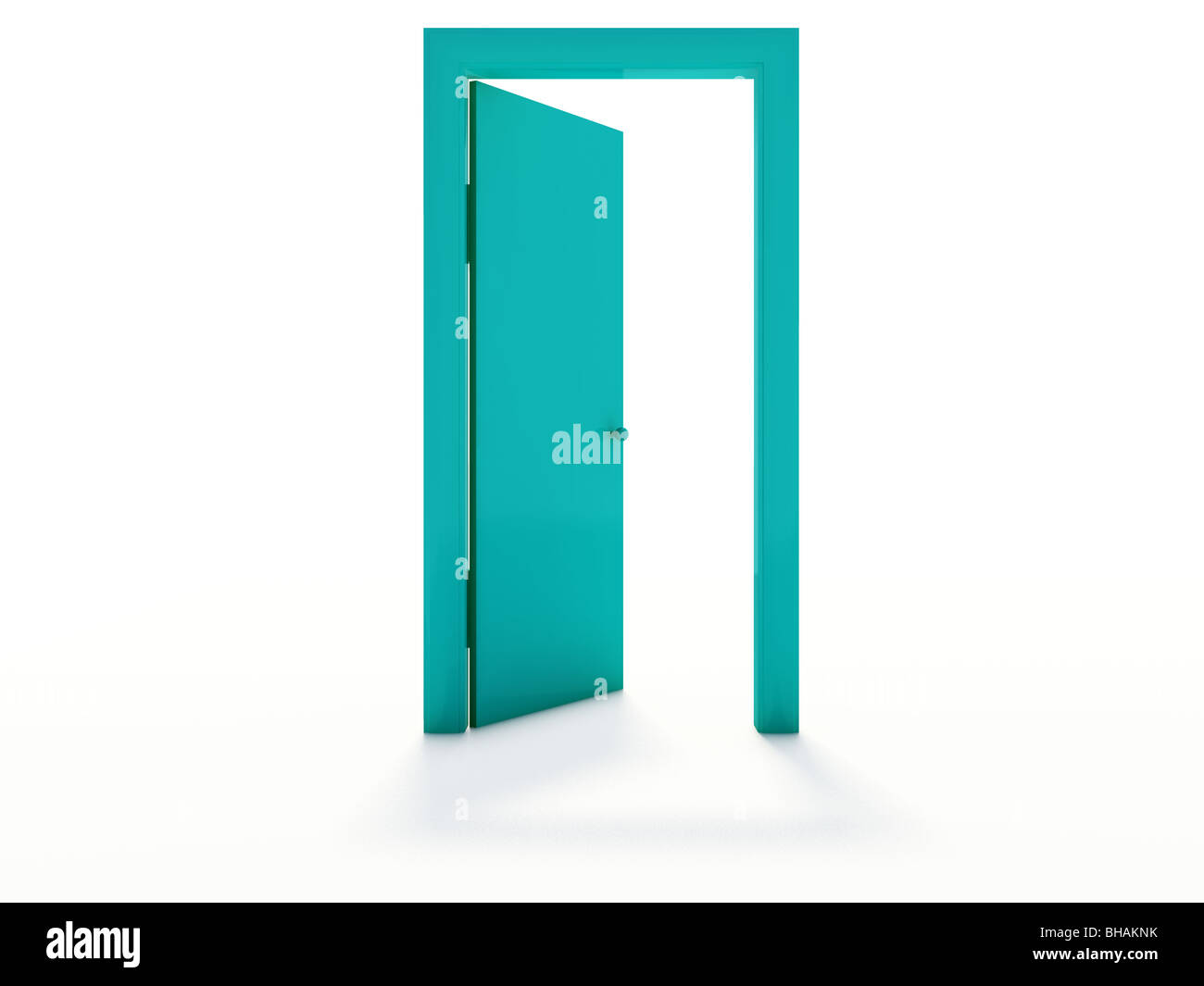 Blue door isolated on white Stock Photo Alamy