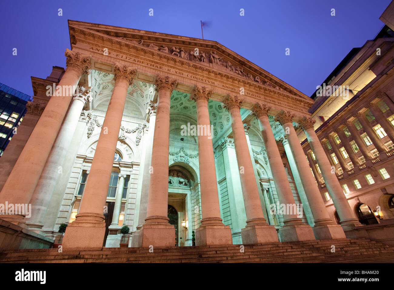 Royal Exchange, London Stock Photo