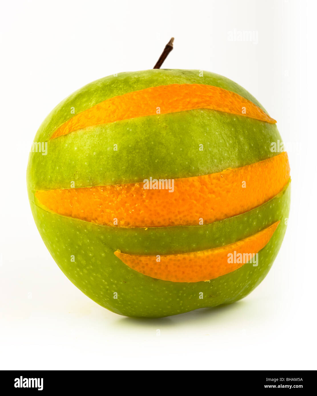 Ripe juicy fruit on a white background. Cut Out Stock Photo