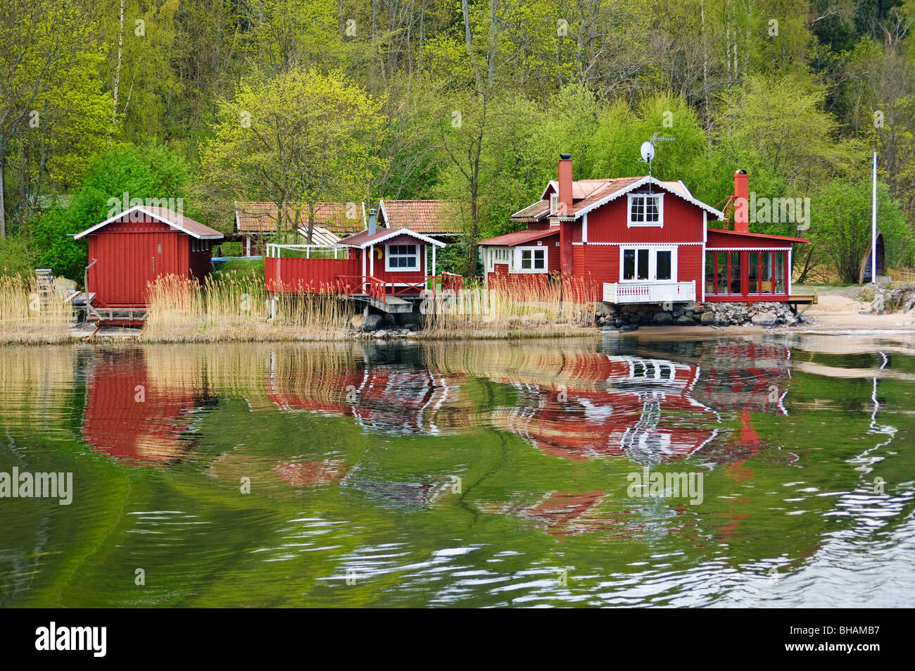 Waterfront cottages in Stockholms Skärgården (Stockholm Archipelago