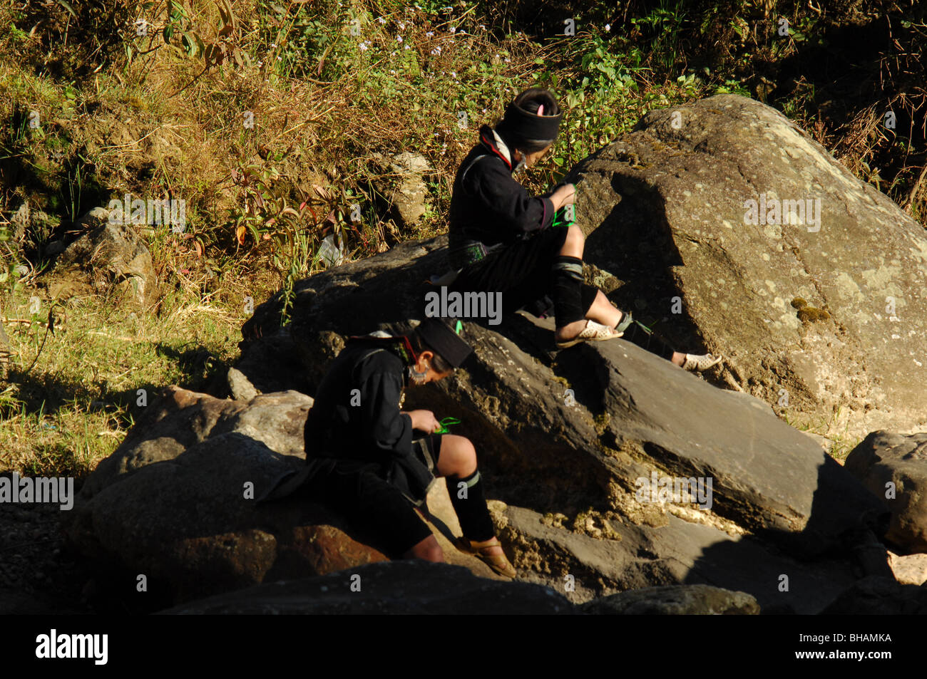 Hilltribe girl sapa hi-res stock photography and images - Alamy