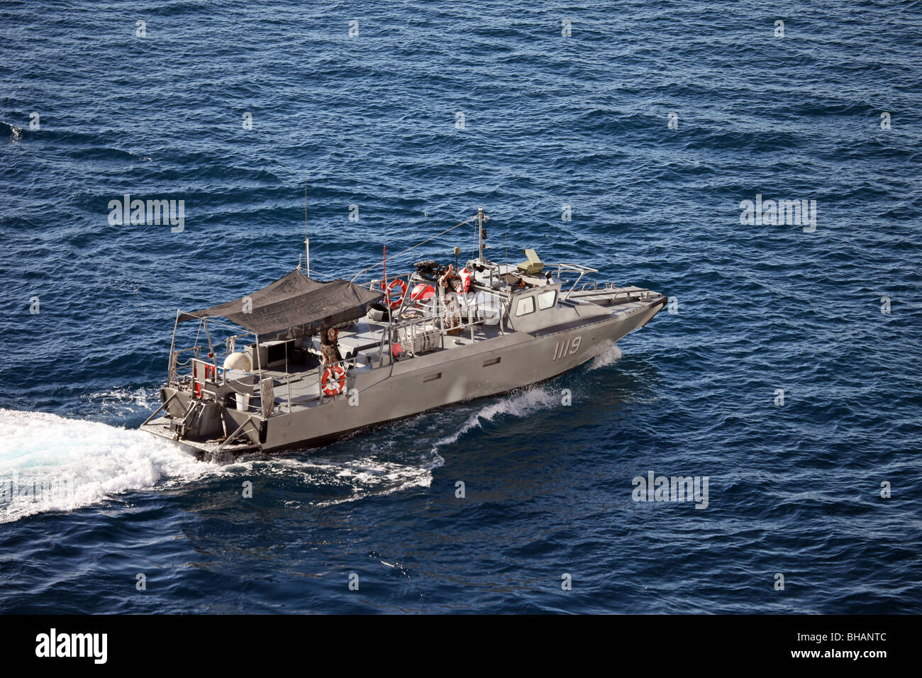 Mexican Navy patrol boat that escorted a cruise ship out of port in