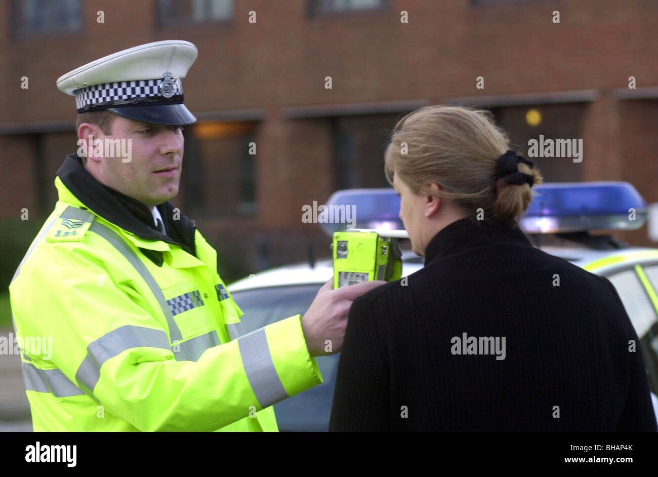 Police breathalyzer test hires stock photography and images Alamy