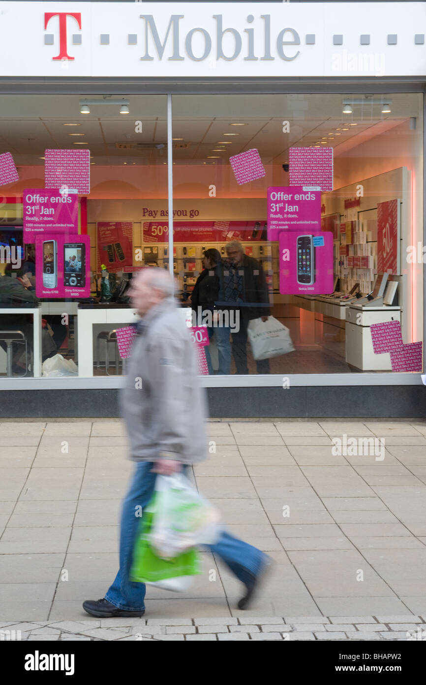 T Mobile Store Stock Photo Alamy