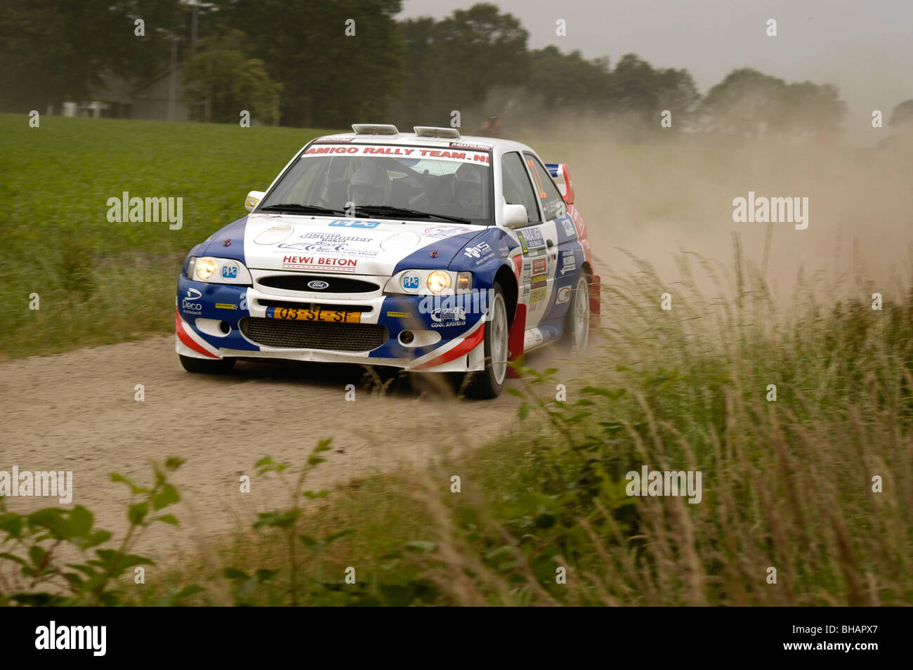 Ford Escort Cosworth WRC at 2009 Dutch Paradigit-ELE rally Stock Photo