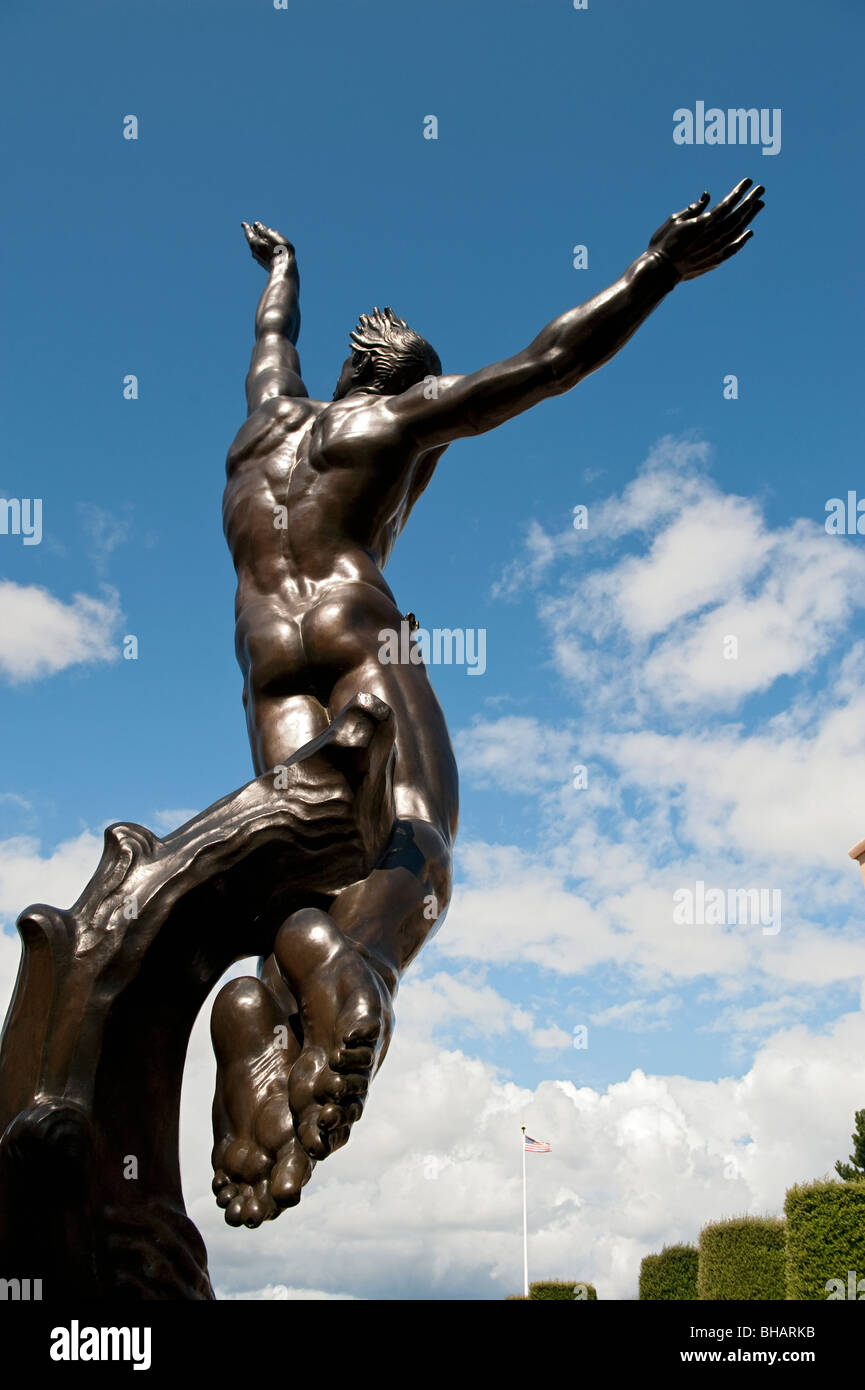 The Bronze Statue, Spirit of American Youth at Normandy American