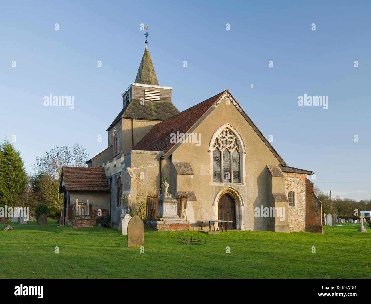 Fyfield Church, Essex - an historic Norman church Stock Photo