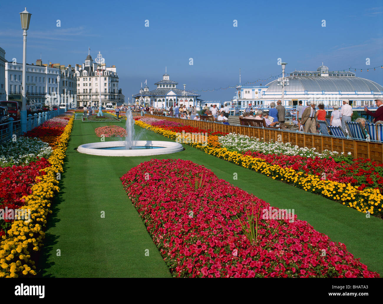 Carpet gardens eastbourne east sussex hires stock photography and