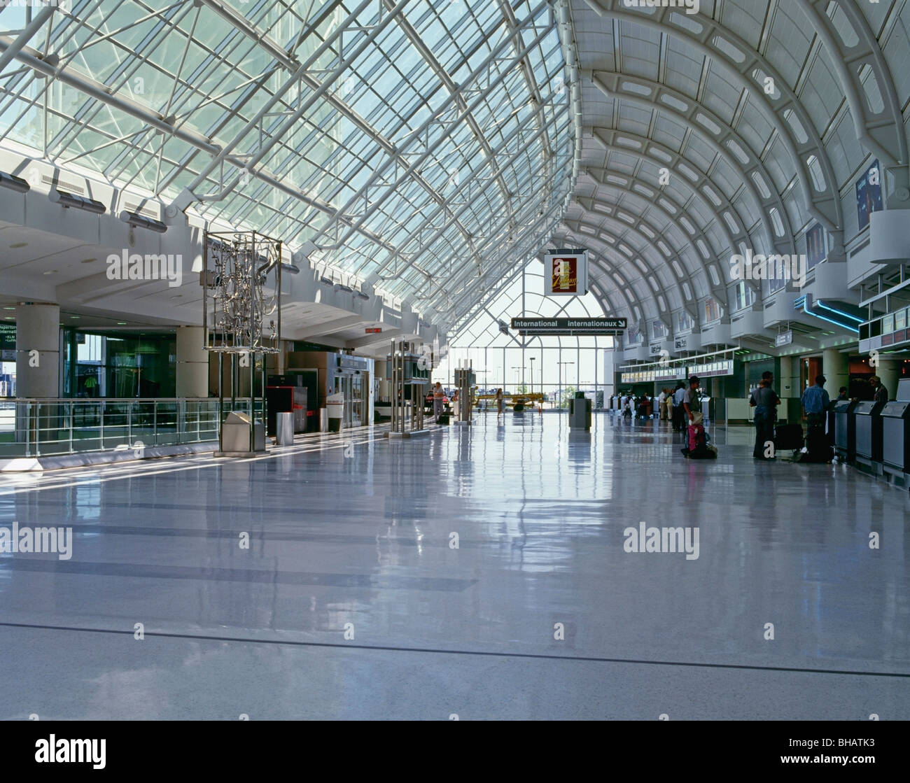 Terminal 3, Pearson International Airport, Toronto, Ontario, Canada Stock Photo