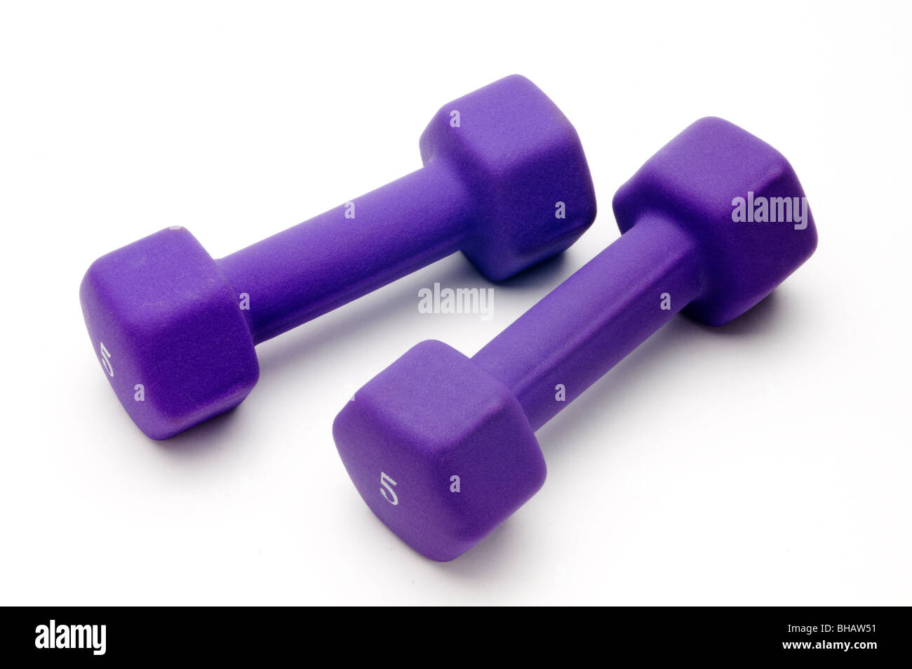 dumb bells Stock Photo