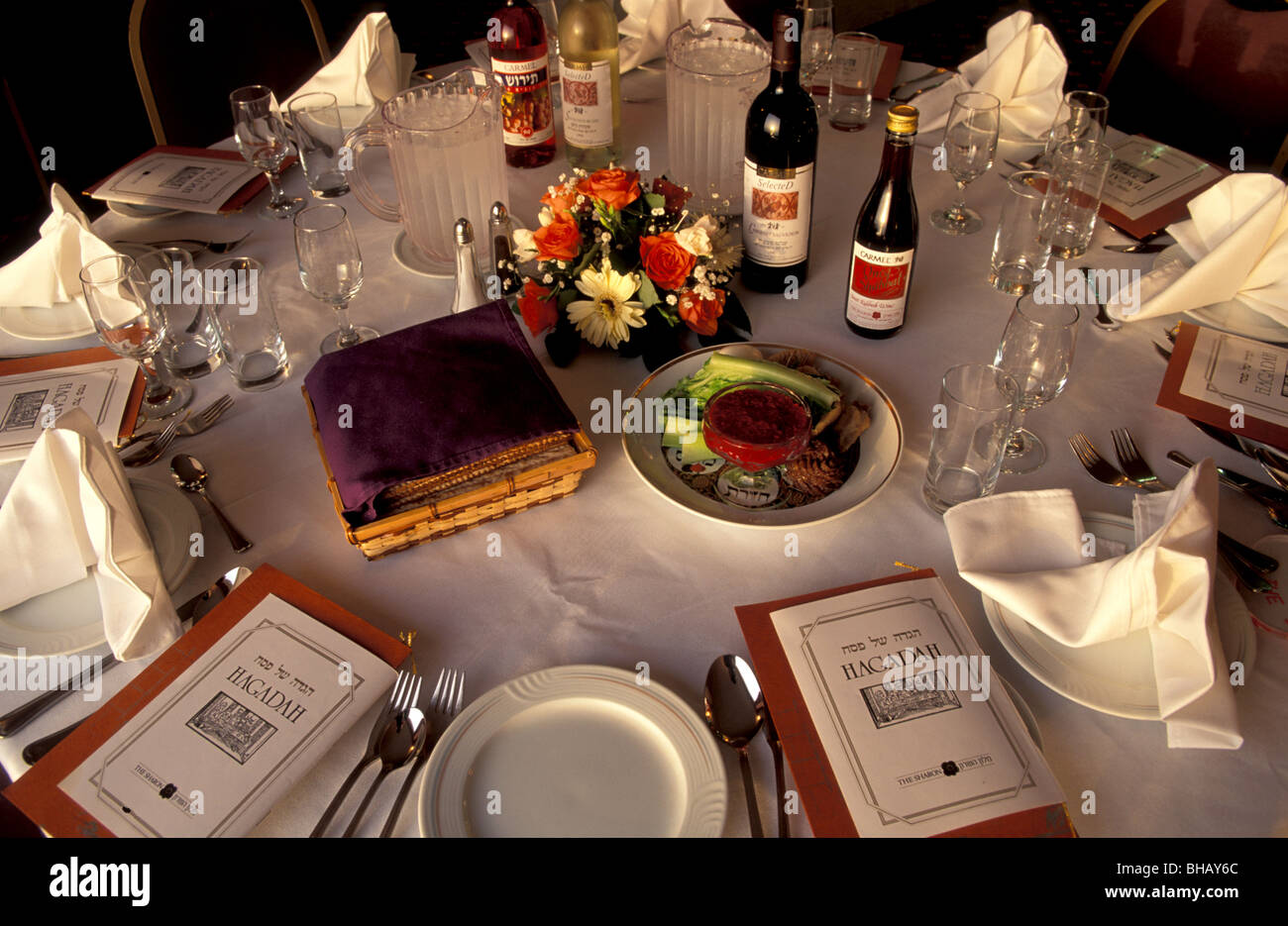 Passover Table High Resolution Stock Photography And Images Alamy