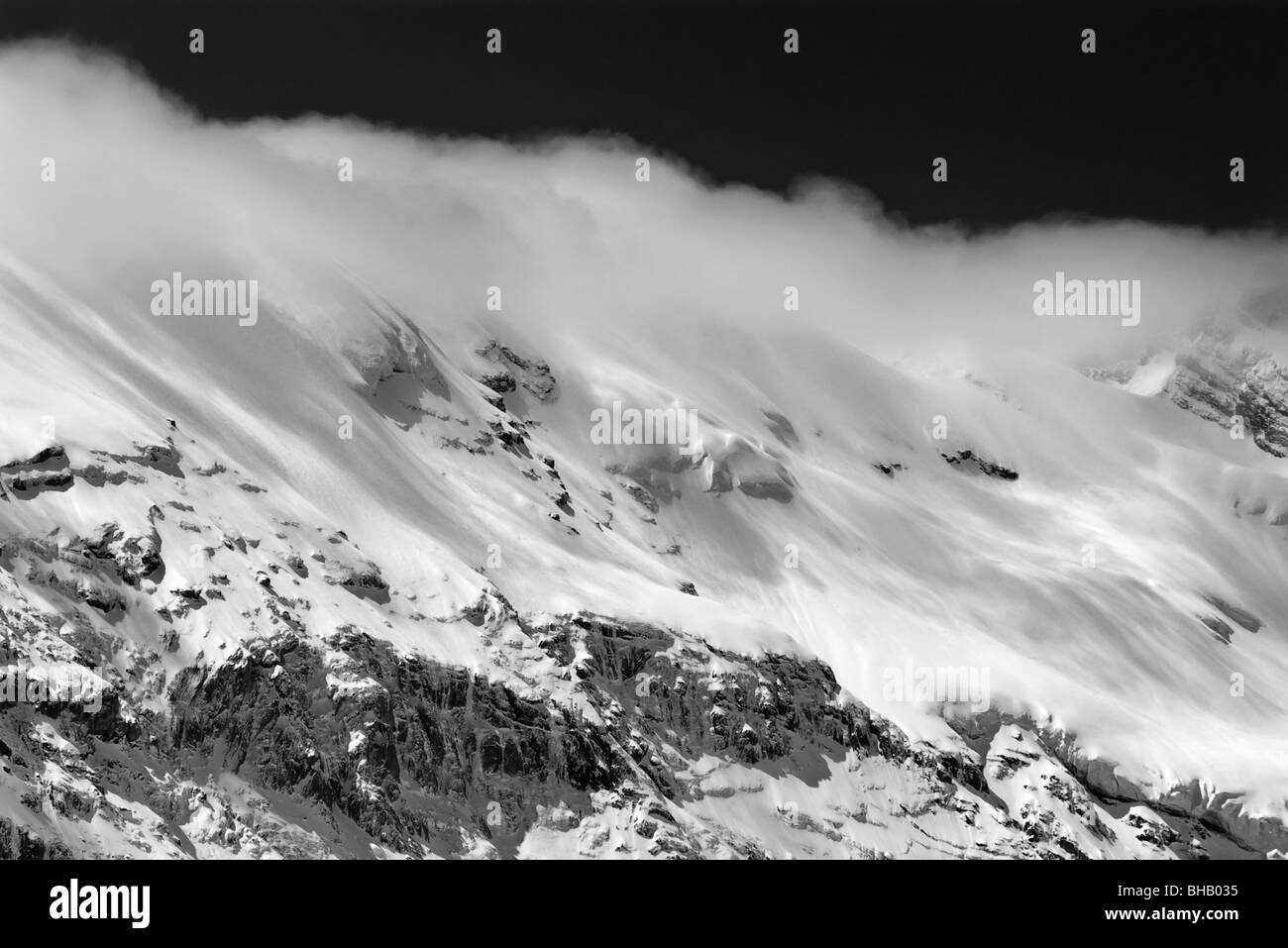 Gspaltenhorn ridge, Bernese Oberland, Stock Photo