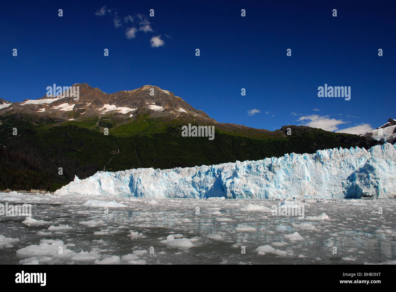 Scenic view of Meares glacier in Unakwik Inlet, Prince William Sound,  Alaska Stock Photo - Alamy